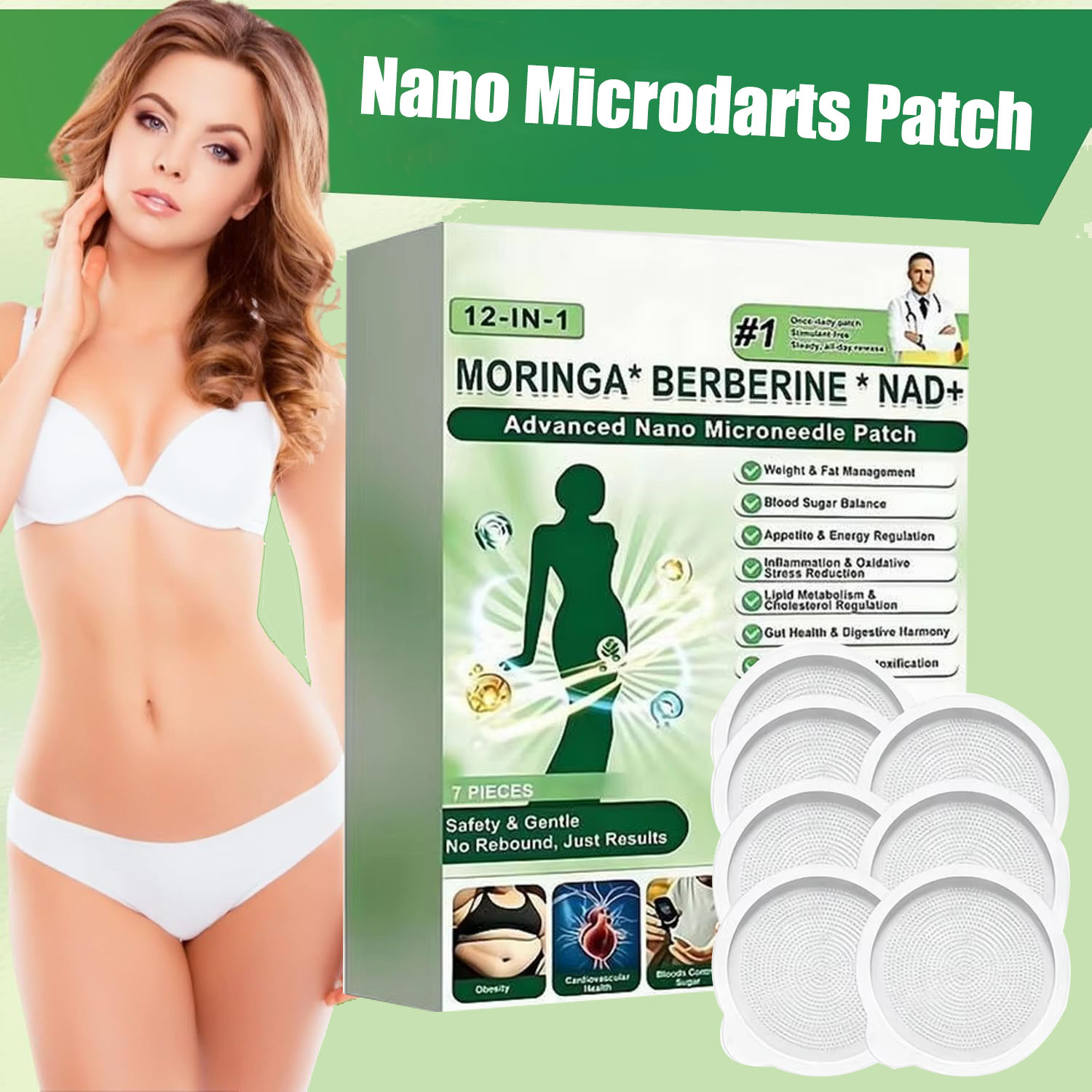 Xbody Health & Wellness Functional Integrative Medicine Office & Medical Spa Wayne - Advanced Nano Microneedle Sticker Patch Firming
