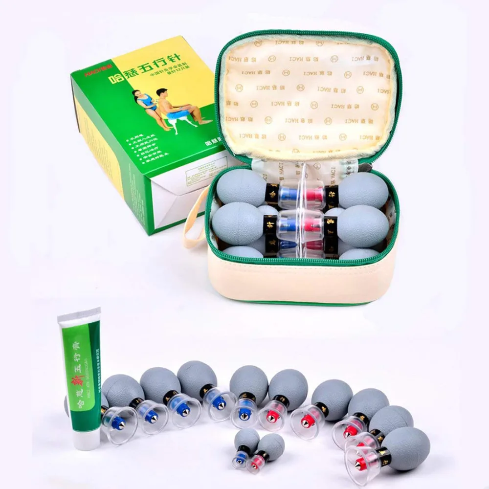 Cupping Therapy Set - 18pcs Cans Suction Cups Cupping Set