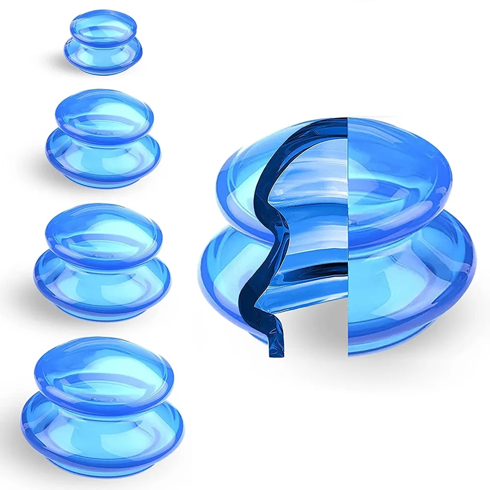 Cupping Therapy Set - Silicone Vacuum Cupping Set Massage Body