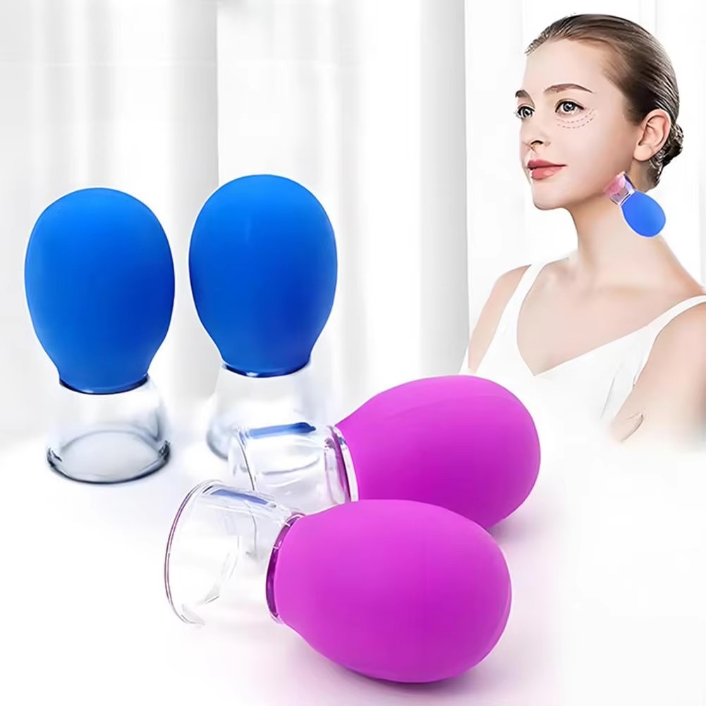 Cupping Therapy Set - 2/4 Pieces Facial Cupping Set Eye