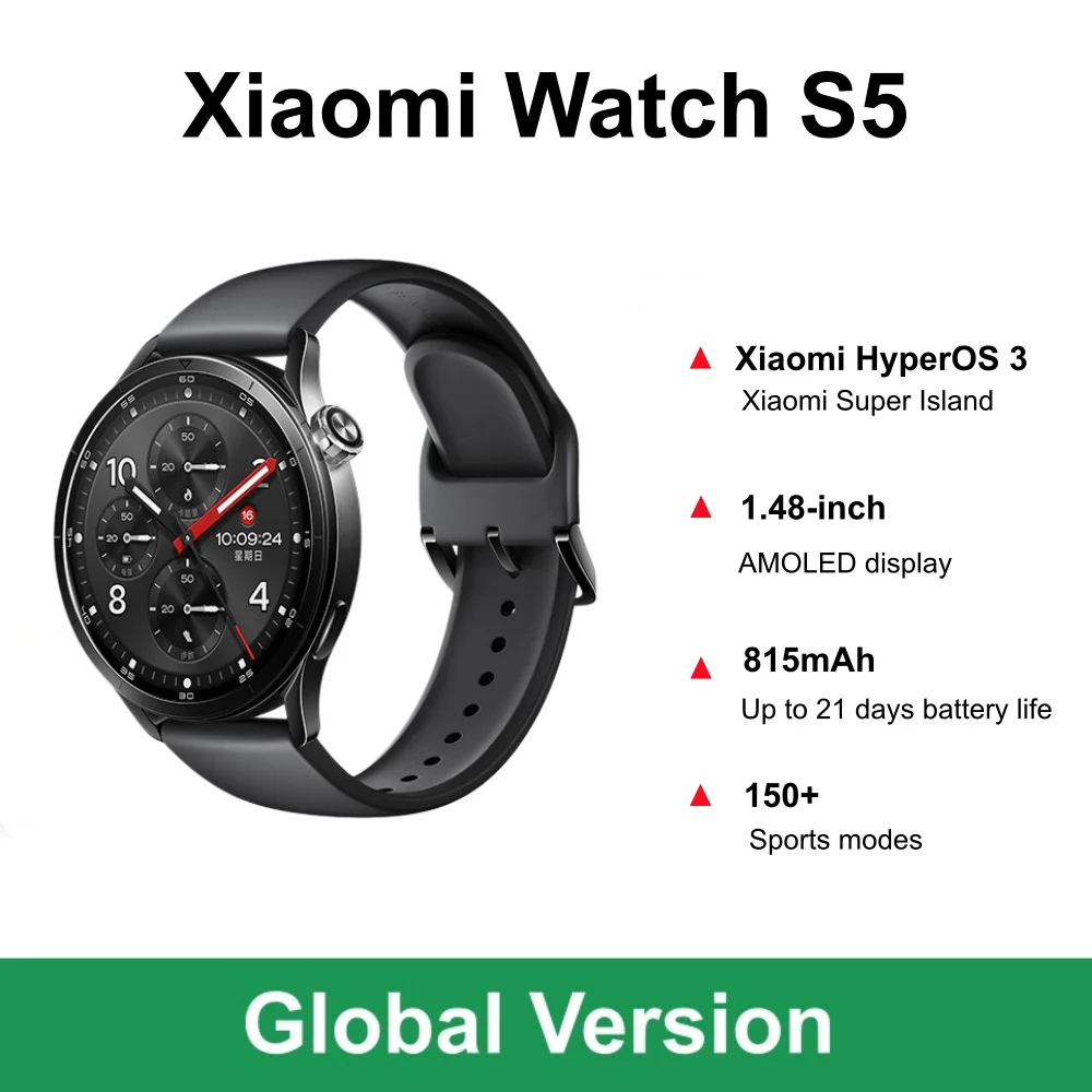 Xbody Health & Wellness Functional Integrative Medicine Office & Medical Spa Wayne - Global Version Xiaomi Watch S5 Smartwatch