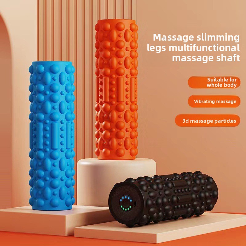 Vibrating Foam Roller - Electric Foam Roller Muscle Relaxer Beautiful