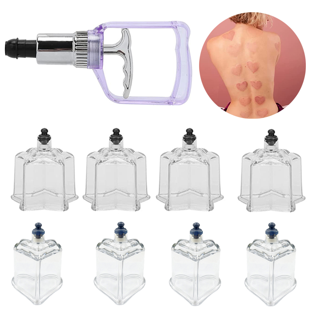 Cupping Therapy Set - New Style 4 PCS Love-star Shape