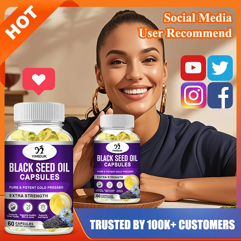Health Wellness Vitality - Yimiduk Premium Black Seed Oil Supplement,