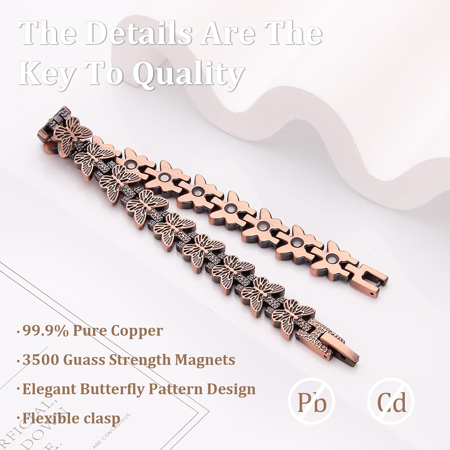 GMOX Premium Copper Magnetic B - Health Wellness Bracelet 评论和价格