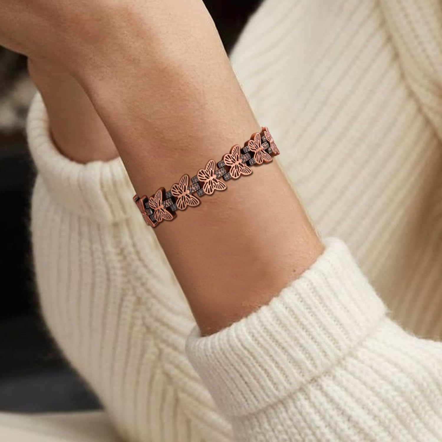 GMOX Premium Copper Magnetic B - Health Wellness Bracelet 评论和价格