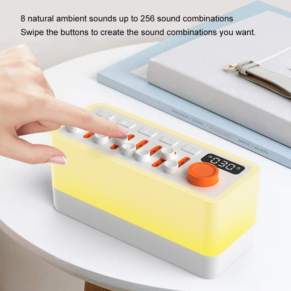 Smart Sleep Aid Speaker RGB 12 - White Noise Machine Sleep 评论和价格