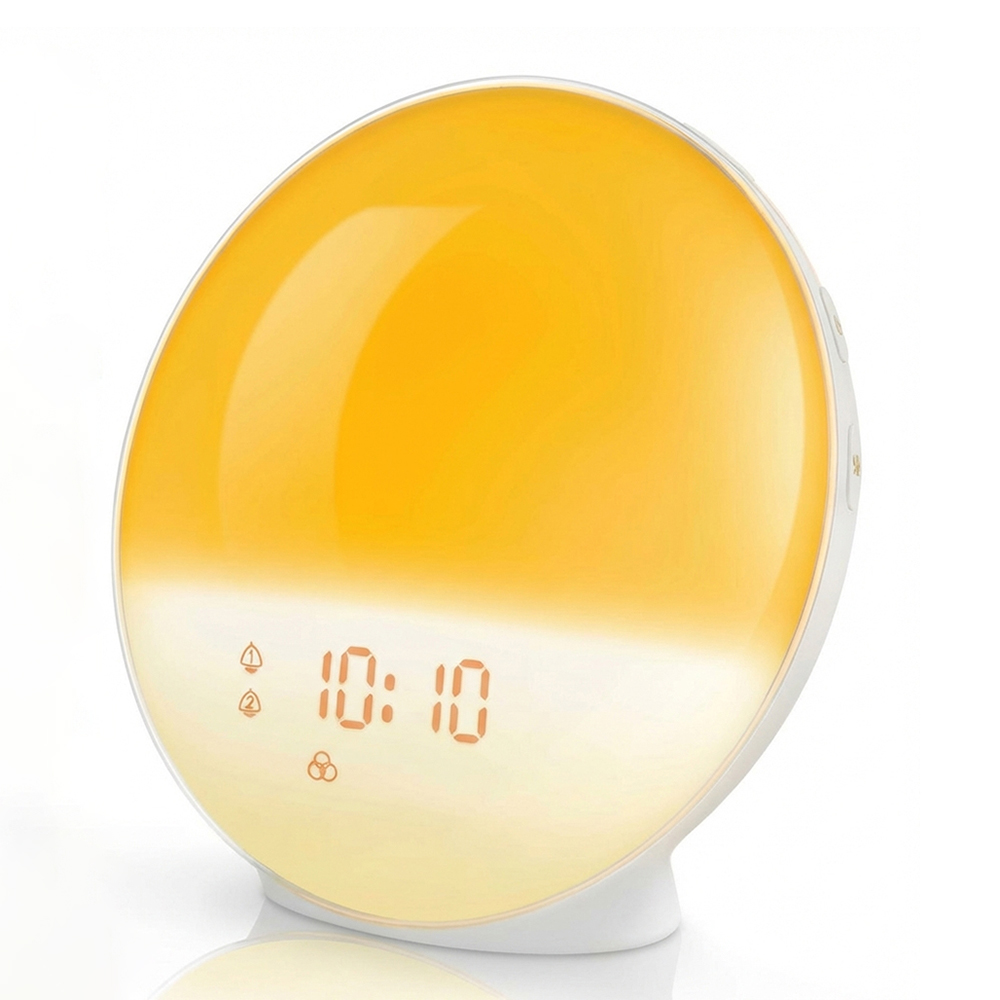Wake Up Light Alarm Clock with - White Noise Machine Sleep 评论和价格