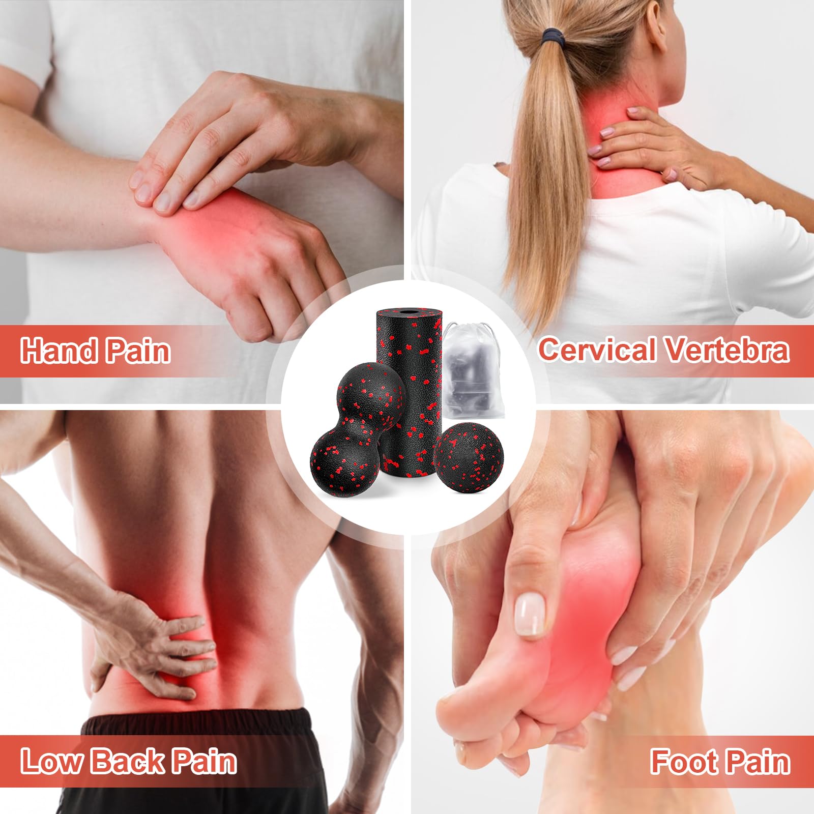 Hollow Yoga Roller Massage Pea - Vibrating Foam Roller 评论和价格