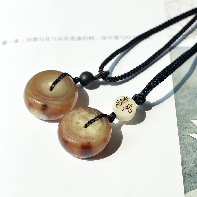 Tibetan- natural yak horn peac - Health Wellness Bracelet 评论和价格