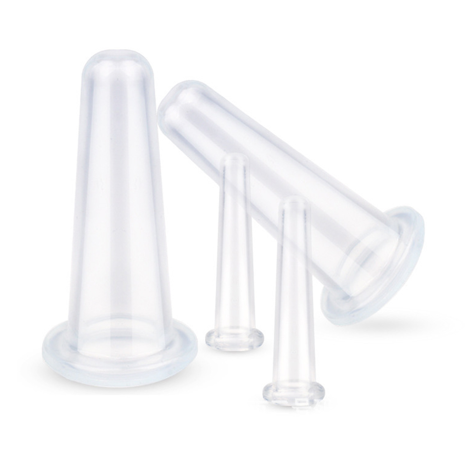 Facial Cupping Set 4pcs Silico - Cupping Therapy Set 评论和价格