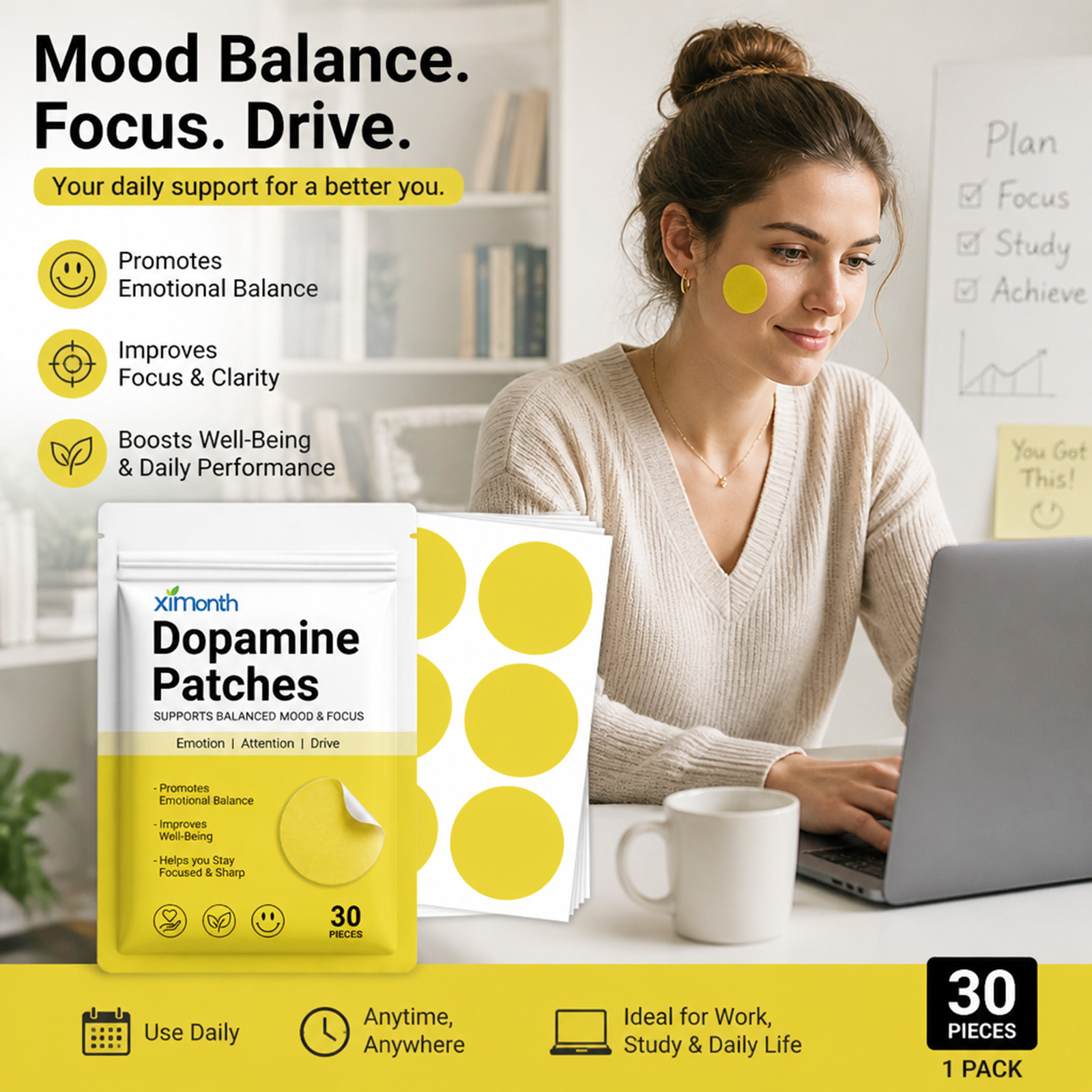 Dopamine Patches Vitality Boos - Health Wellness Vitality 评论和价格