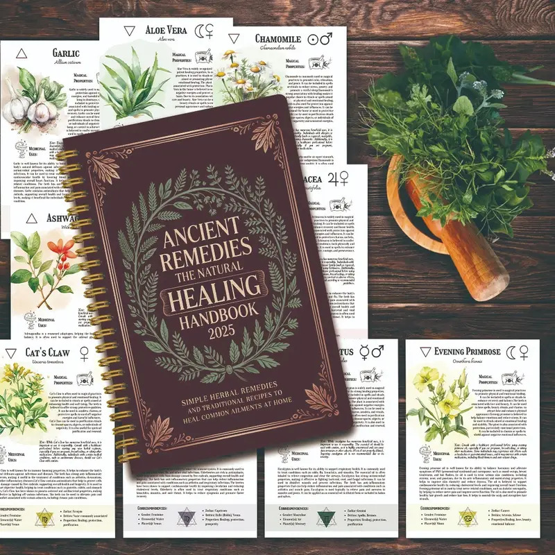 Natural Remedies Handbook with - Health & Wellness Tablet Cutter 评论和价格