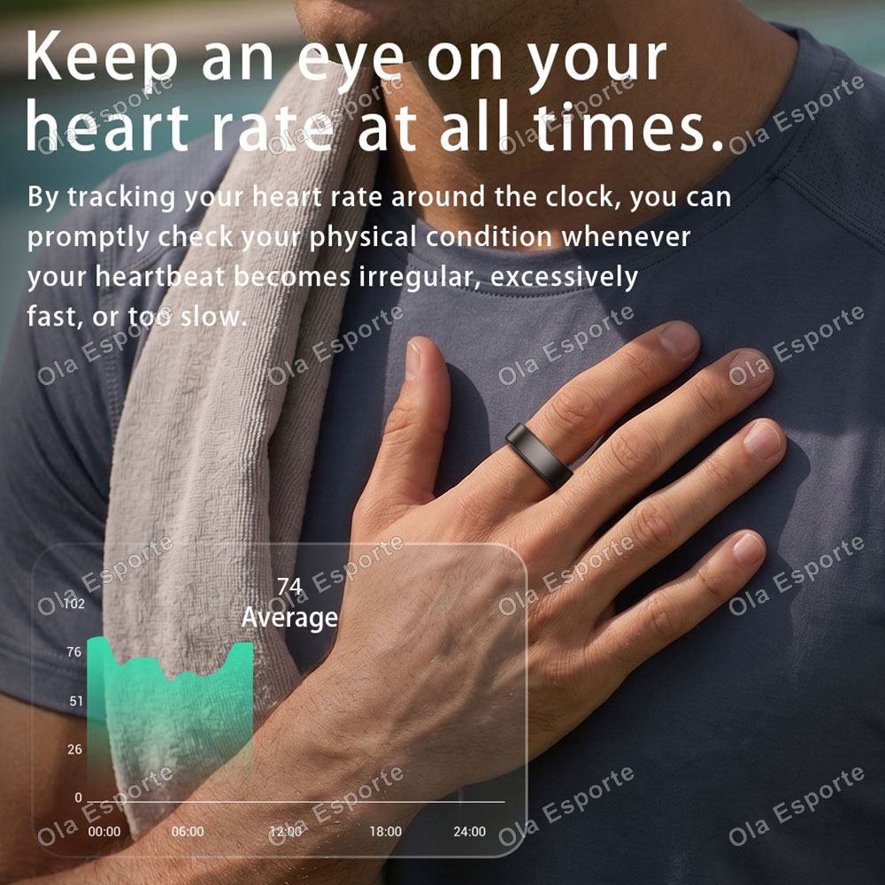 Smart Ring Heart Rate Blood Ox - Blood Oxygen Monitor 评论和价格