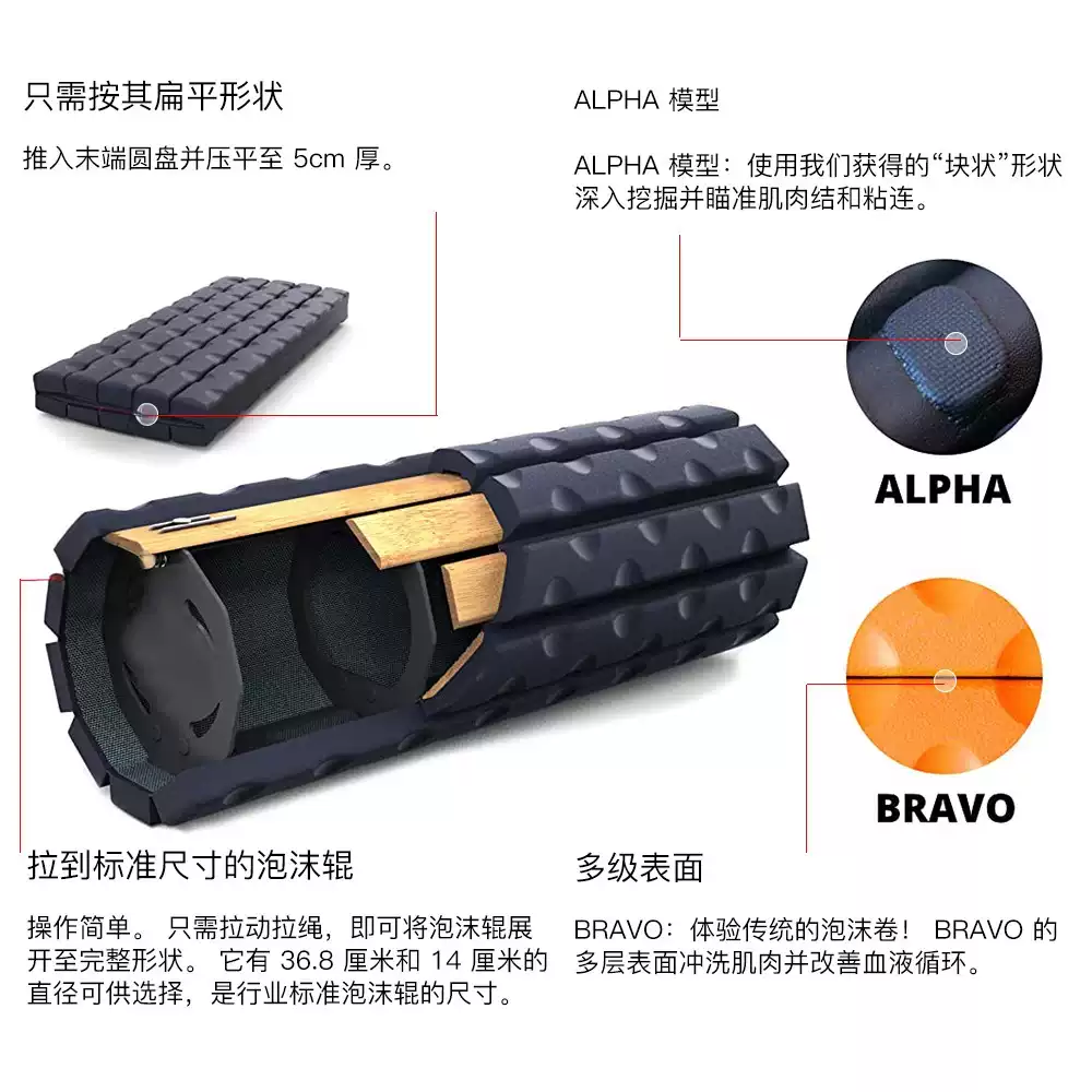 Foldable Portable Travel Mini  - Vibrating Foam Roller 评论和价格