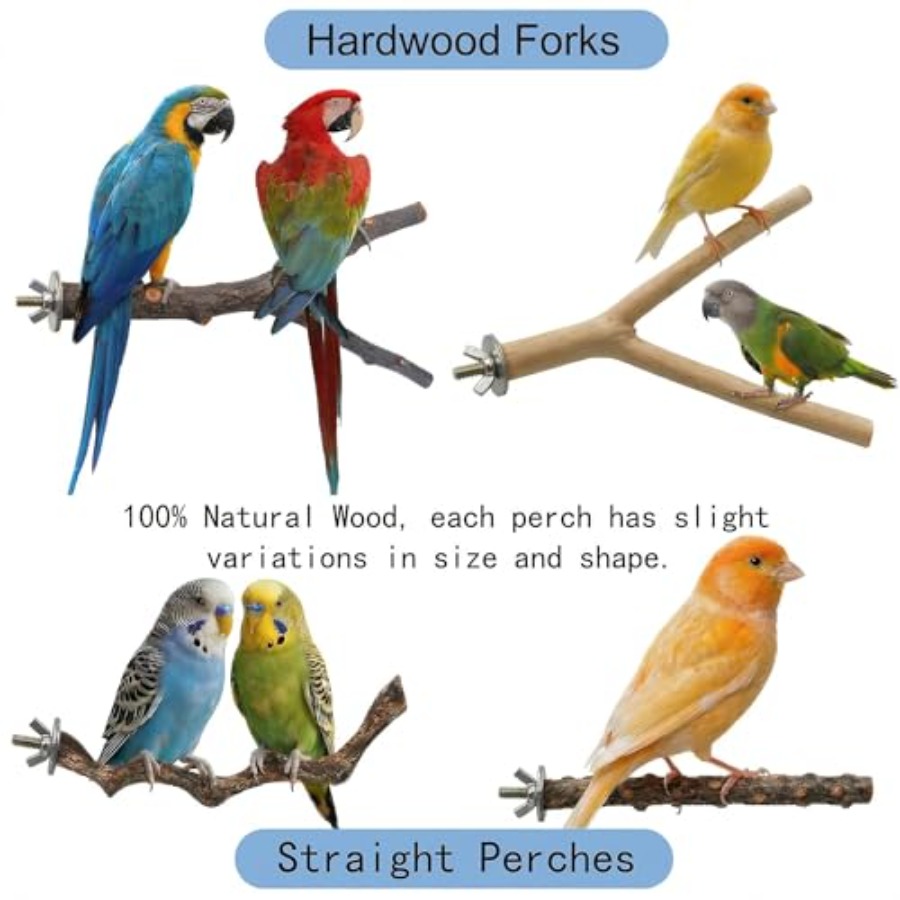 8PCS natural wood bird perches - Health & Wellness Tablet Cutter 评论和价格
