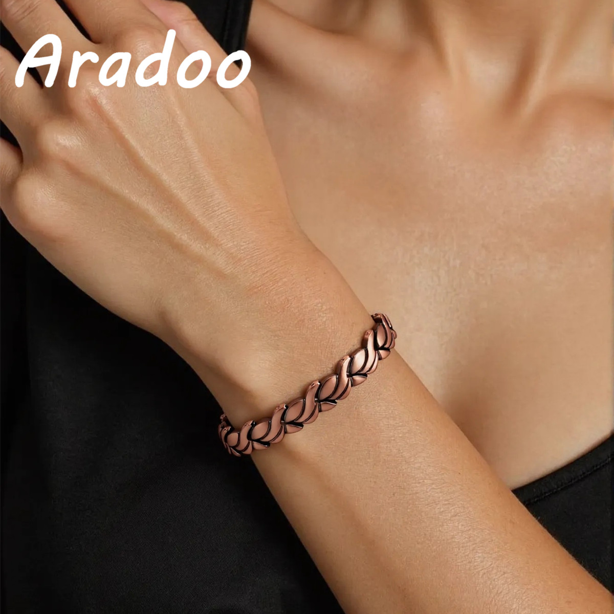ARADOO Pure Copper Magnetic Br - Health Wellness Bracelet 评论和价格