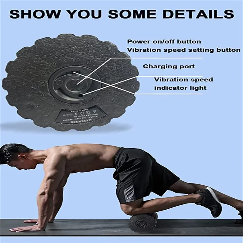 4-Speed Vibrating Electric Yog - Vibrating Foam Roller 评论和价格