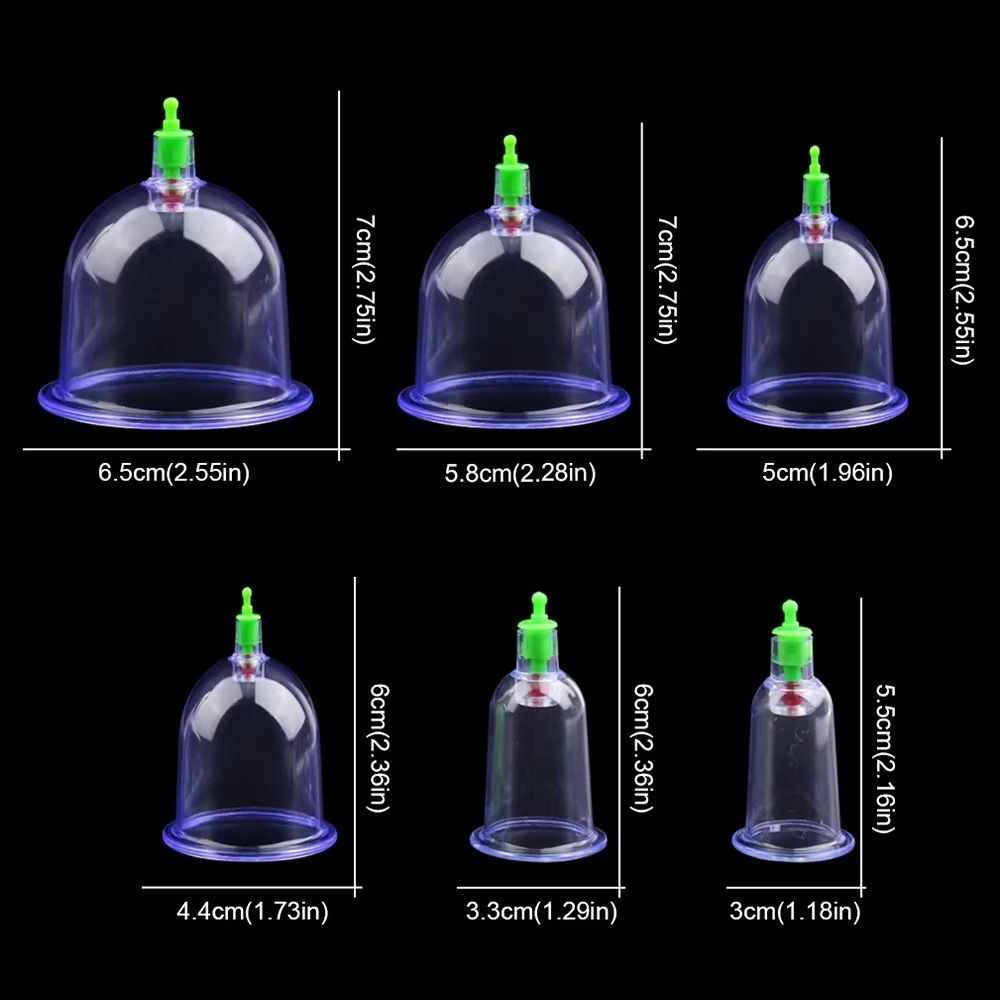 8Pcs/Set Anti-cellulite Vacuum - Cupping Therapy Set 评论和价格