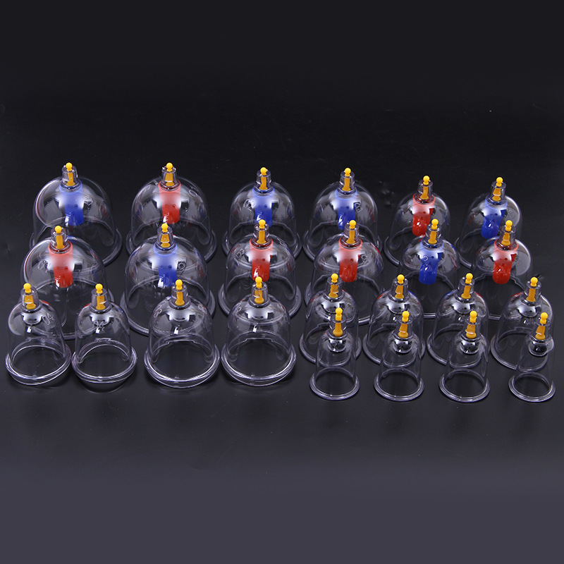 24 Cans JINGKANG Chinese Vacuu - Cupping Therapy Set 评论和价格