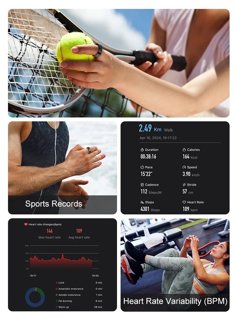 New Smart Ring R09 Health Moni - Blood Oxygen Monitor 评论和价格